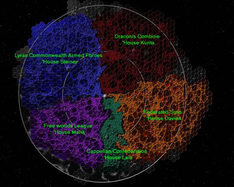 Map of the Inner Sphere, 3058a.d